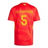 Maglia ufficiale Spagna Robin Le Normand 5 Casa Euro 2024 per Uomo